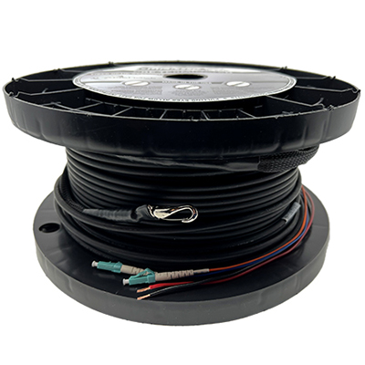 Indoor/Outdoor Hybrid Fiber+Power